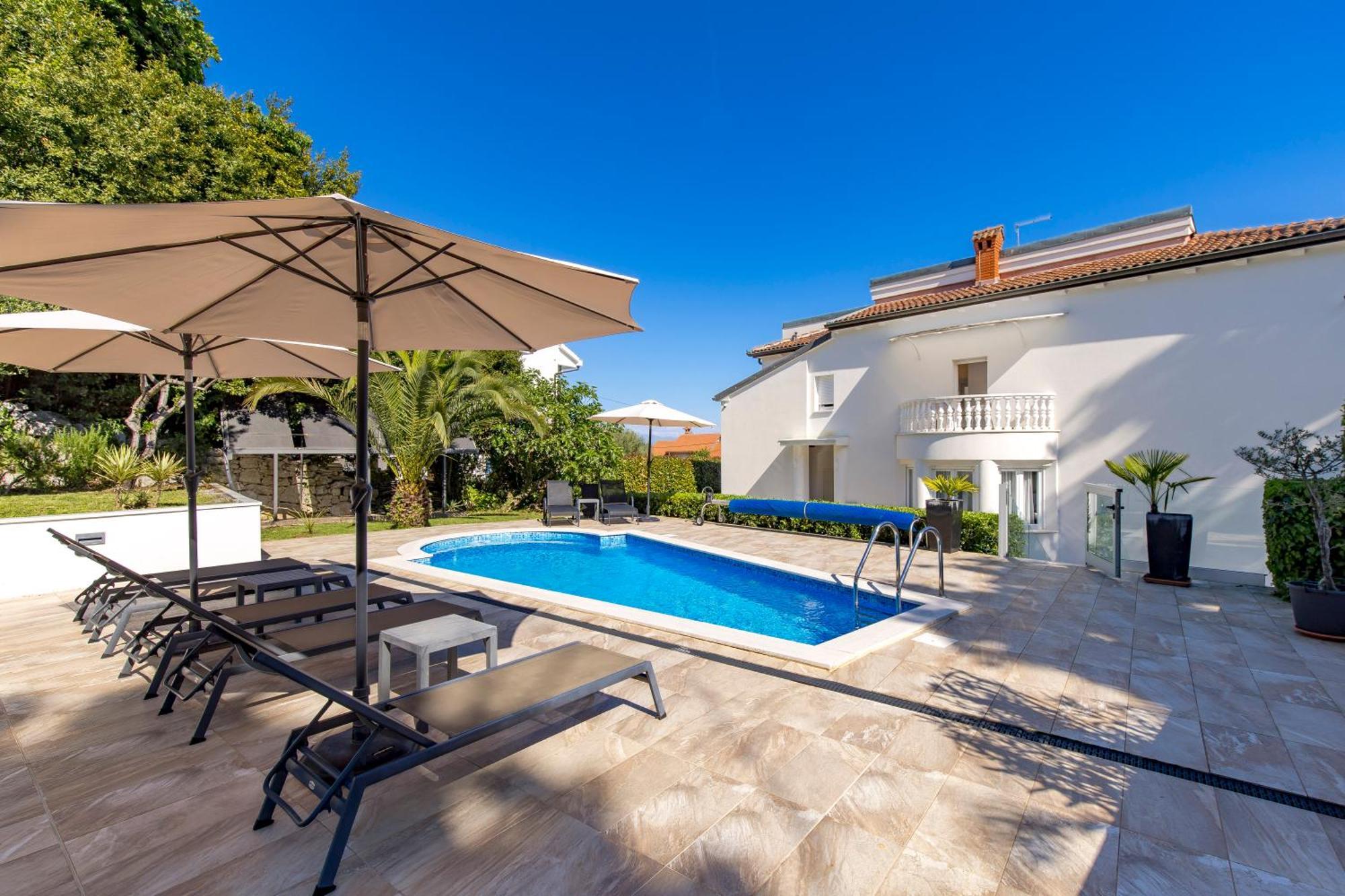 Villa Garden Apartment With Pool Opatija Exterior foto