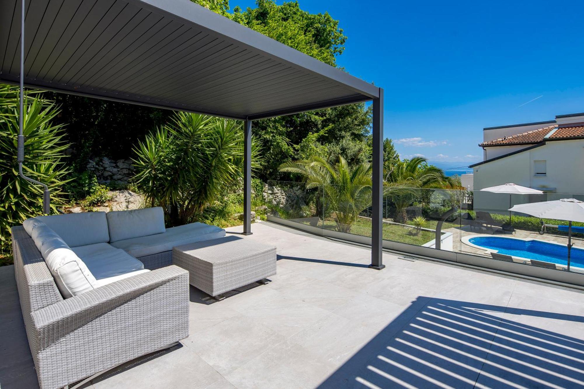 Villa Garden Apartment With Pool Opatija Exterior foto