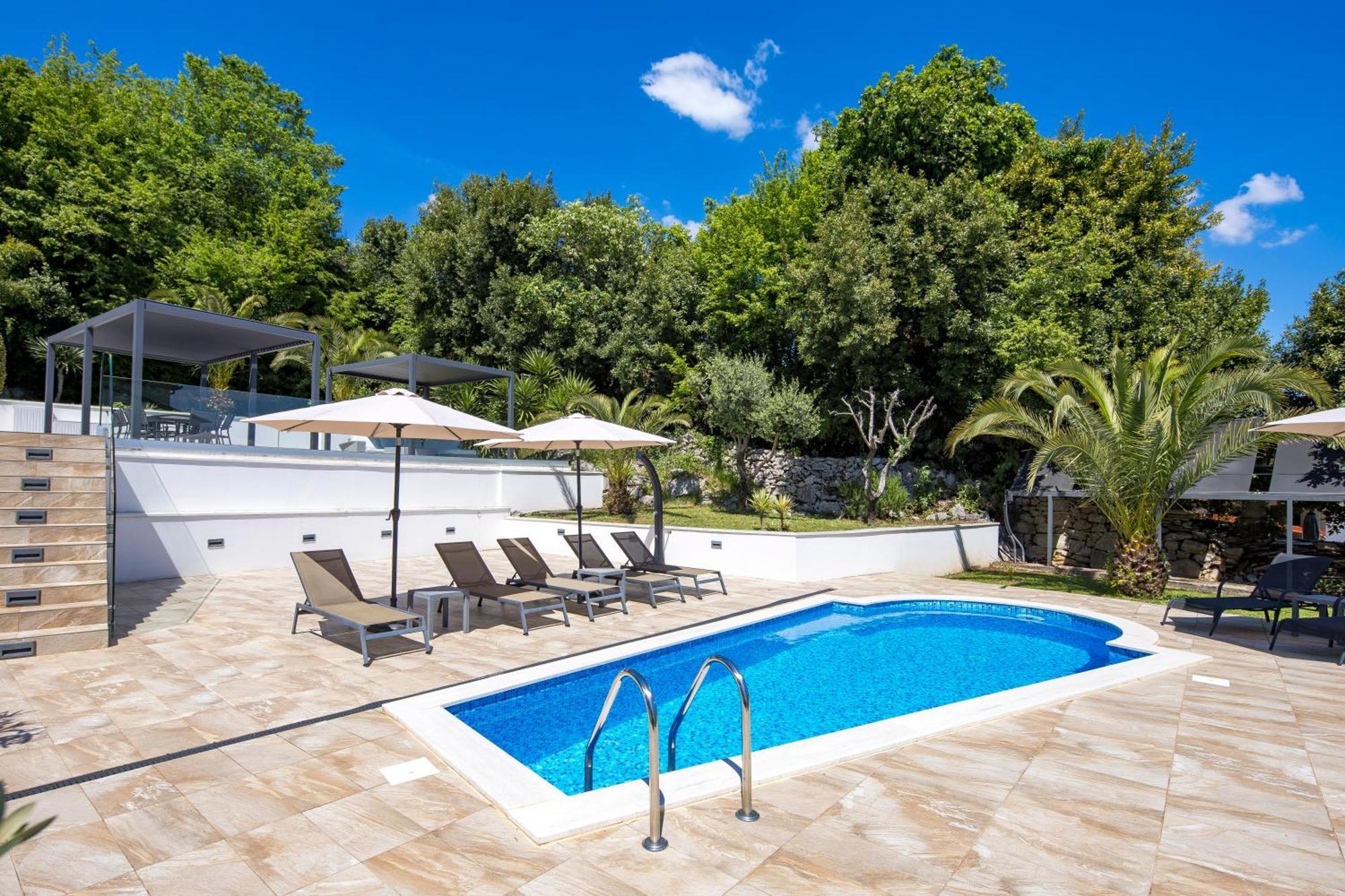 Villa Garden Apartment With Pool Opatija Exterior foto