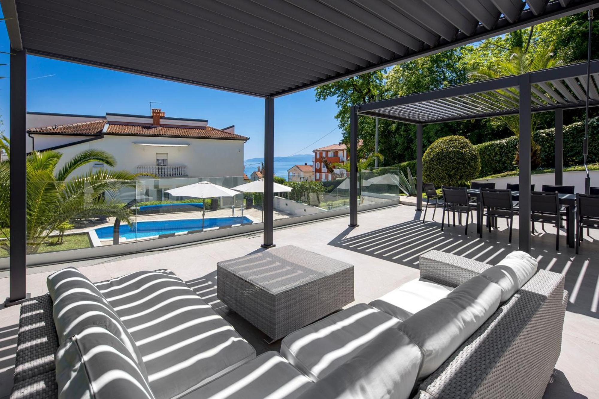 Villa Garden Apartment With Pool Opatija Exterior foto